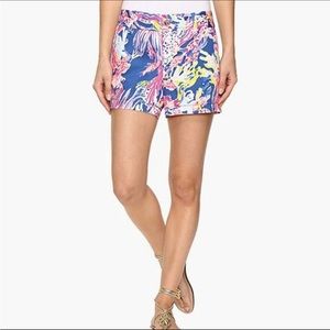 Lilly Pulitzer Callahan Shorts in Sunken Treasure Indigo Print Size 0